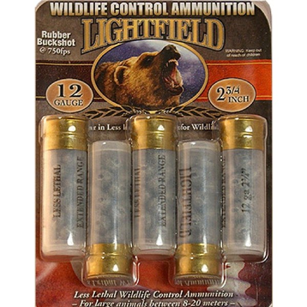 Lightfield 12 Gauge 2 3/4 Rubber Buckshot