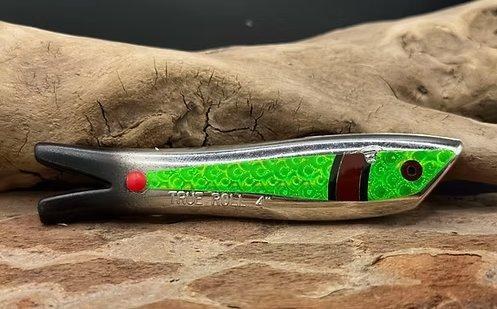 True Roll Lures Metallized Electric Lime