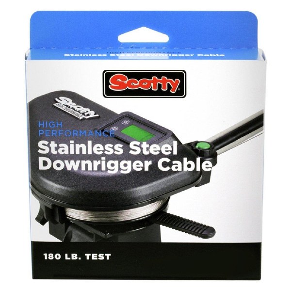 Scotty 2402K Stainless Steel Line 180 lb test 400 Ft