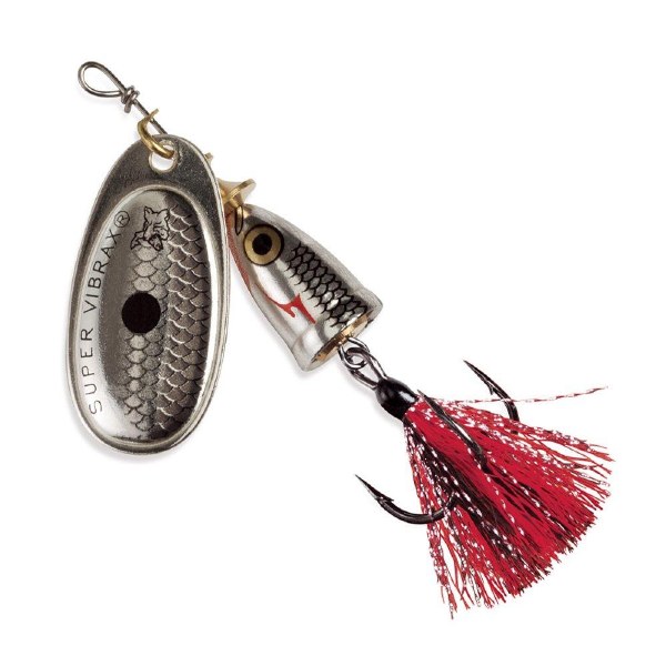 Blue Fox Classic Vibrax FoxTail #3 Silver Shiner 1/4oz