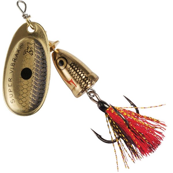 Blue Fox Classic Vibrax FoxTail #3 Gold Shiner 1/4oz