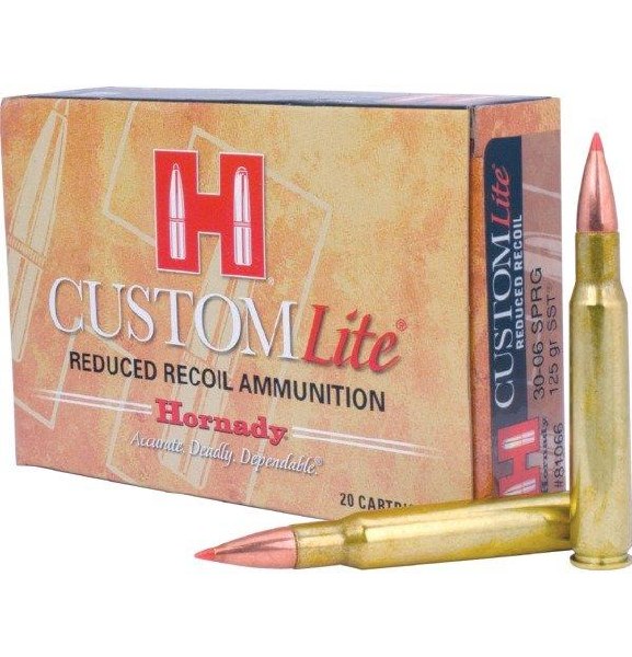 Hornady Custom Lite 30-06 Spring 125gr SST