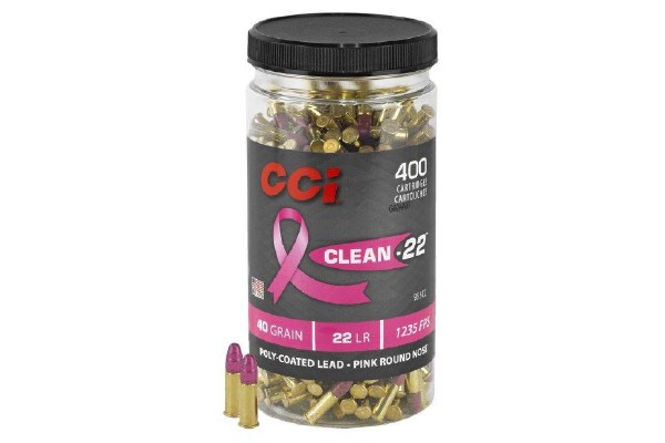 CCI 22LR Clean 40gr Pink Poly Coated 400ct