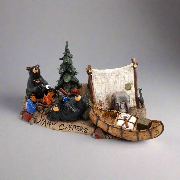 Big Sky Carvers Figurine Happy Campers Large