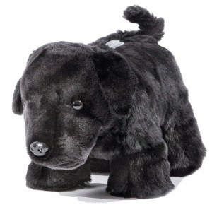 Carstens Plush Coin Bank Black Lab