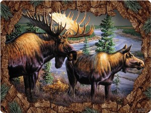 Rivers Edge Glass Cutting Board Loons