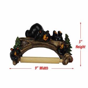 Rivers Edge Toilet Paper Holder Cute Bears