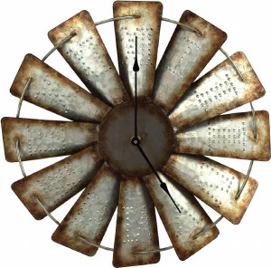 Rivers Edge 15" Windmill Wall Clock