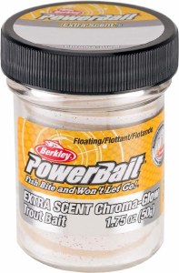 Berkley PowerBait Extra Scent Glitter Chroma Glow Red Fleck