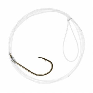 Angler Tackle Baitholder Snelled Hook #10, 6/pk
