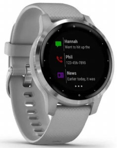Additional picture of Garmin Vivoactive 4s Powder Gray Silver GPS Smartwatch