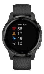 Additional picture of Garmin Vivoactive 4s Powder Black Slate GPS Smartwatch
