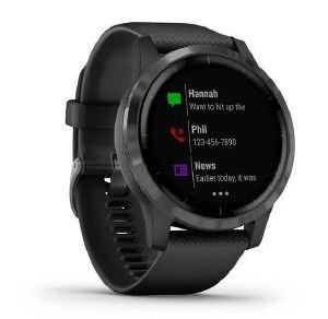 Additional picture of Garmin Vivoactive 4s Powder Black Slate GPS Smartwatch