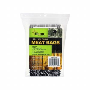 Chard Wild Game Freezer Meat Bags 1lb 100 Pk