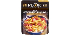 Peak 2 Refuel Strawberries & Granola with Milk 134gr 2 Portions