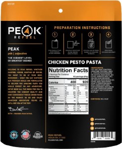Additional picture of Peak 2 Refuel Chicken Pesto Pasta 162g 2 Portions