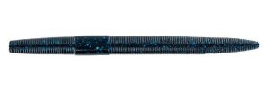 Big Bite Baits 5" Trick Stick Black Blue Metal Flake 8 Per Pack