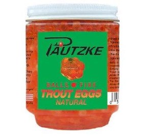 Pautzke Balls of Fire Trout Eggs Natural 8oz