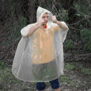 UST Emergency Poncho PDQ 18-ct Clear