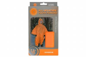 UST All Weather Youth Poncho Orange