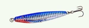 Amundson Minnow Jigging Spoon 2" 3/4oz Blue Holo