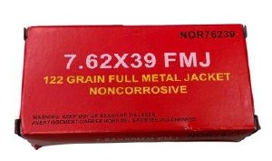 Norinco 7.62x39 122gr FMJ Non-Corrosive