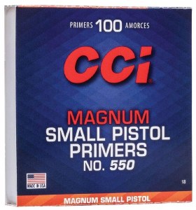 CCI Magnum Primers No 550 Small Pistol