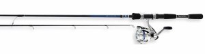 Daiwa D-Shock 6'6" Medium DSK25-2B Spinning Combo