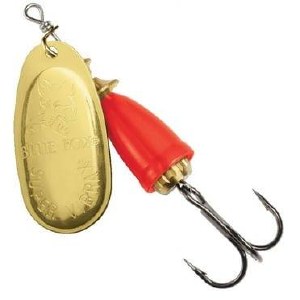 Blue Fox Classic Vibrax #3 Gold Flo Red 1/4oz