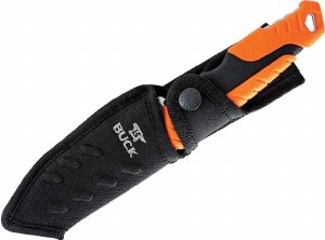 Additional picture of Buck Pursuit Pro Lg Fixed Orange/Black Moulded Handle