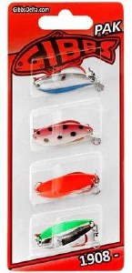 Gibbs Delta Cutthroat Trout Kit 4Pcs Assorted Lures