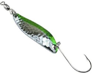 Gibbs Delta Croc 1/4oz Hammered Nickel Green Stripe