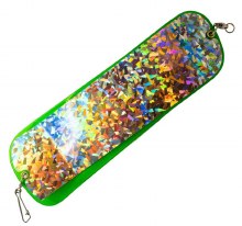 Hot Spot Flasher 11" Chameleon Green Crackle