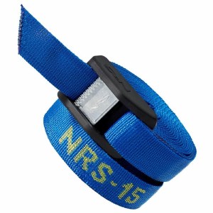 NRS 1" Buckle Bumper Straps 15' Pair Blue