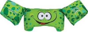 Airhead Water Otter Life Vest Water Wing 33-55lb Frog