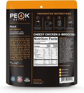 Additional picture of Peak 2 Refuel Cheesy Chicken & Broccoli 190gr 1090 Calories