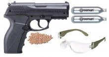 Crosman P10 Pistol Kit w/Glasses, BB's, CO2, Targets