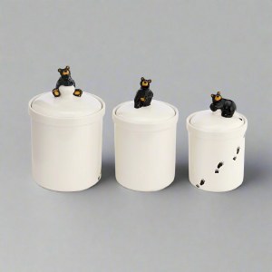 Bearfoots Canister Set Bears 3pc