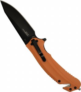 Additional picture of Kershaw Barricade Folding Emergency Rescue Knife Coral