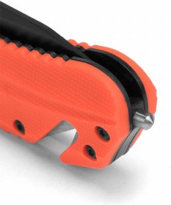 Additional picture of Kershaw Barricade Folding Emergency Rescue Knife Coral