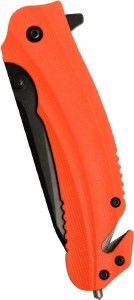 Additional picture of Kershaw Barricade Folding Emergency Rescue Knife Coral