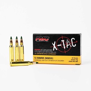 PMC 5.56 Nato 62gr X-Tac LAP Green Tip