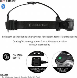 Additional picture of LEDLenser MH11 Black Headlamp Rechargeable 1000 Lumens
