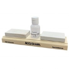Additional picture of AccuSharp Arkansas Wetstone 2 Stone Kit