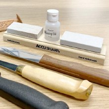 Additional picture of AccuSharp Arkansas Wetstone 2 Stone Kit