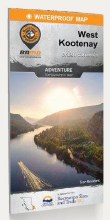 Backroad Waterproof Map West Kootenay