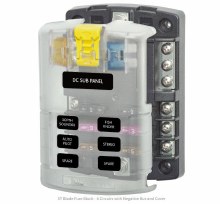 Blue Sea Systems ST Blade Fuse Block ATO/ATC 5025