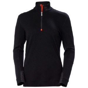 Helly Hansen Lifa Merino Half Zip 75210 Black Small