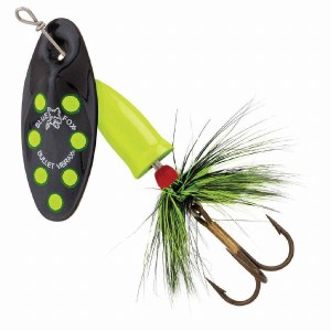 Blue Fox Vibrax Bullet Fly #3 Black/Flo. Yellow 3/8oz