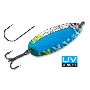 Blue Fox Pixee Spoon #4 Flo. Blue UV 7/8oz